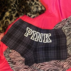 NFL chicago bears victoria’s secret PINK plaid pajama shorts